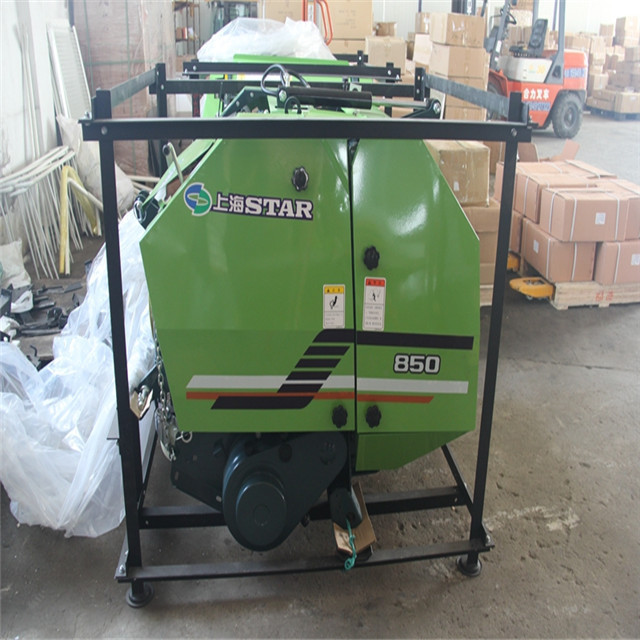 Shanghai star round hay baler, TRB0910 mini round baler for sale, hot sale mini round hay baler