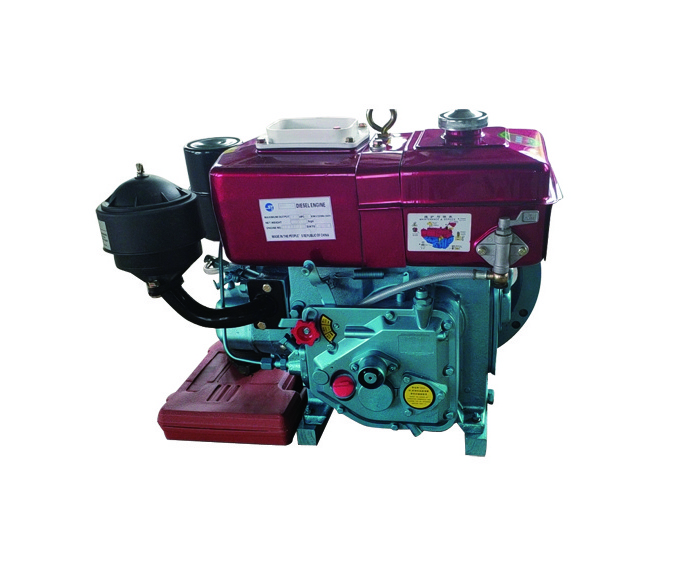 small single cylinder R170 R180 R190 4hp 7hp 10hp diesel engine with maize grinding machine