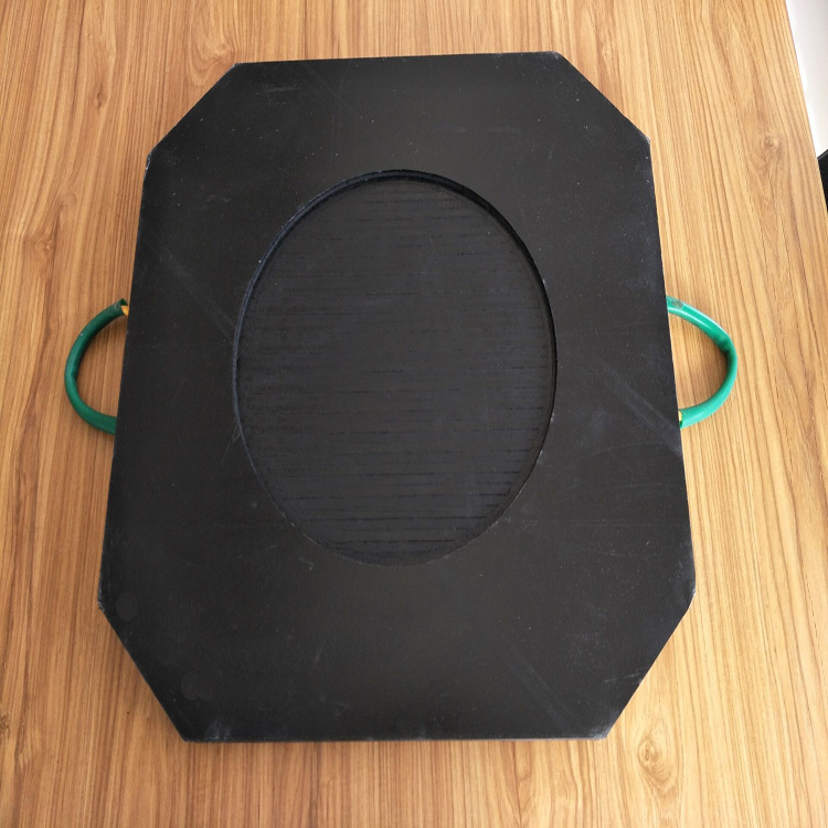 High quality Polyethylene crane outrigger pads with handle Anti slip heavy load capacity crane mat