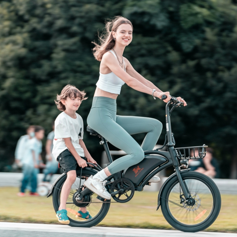 EU warehouse fast delivery low cost 20inch plegable bicicleta electrica barat 350w 45km/h electric bike with child seat