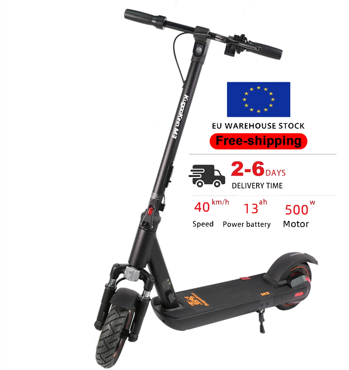 EU warehouse support APP buy an  cheapest 10inch vertical bar combination lock 500w electric scooter  for adults