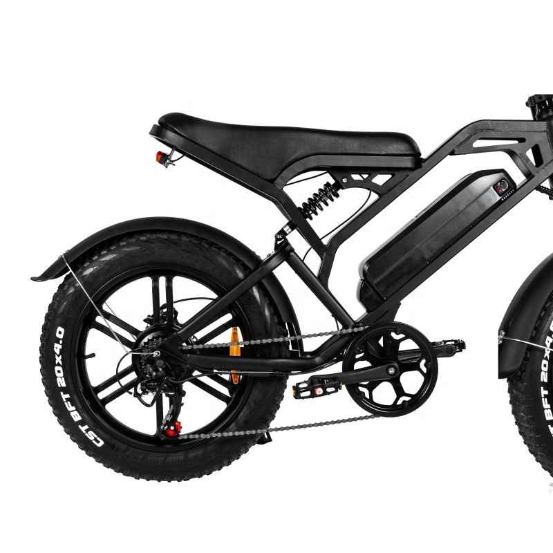 US EU Warehouse 20inch Full suspension V20 750w electric bike fat tire bicycle beach cruise e-bike all terrain off road ebike