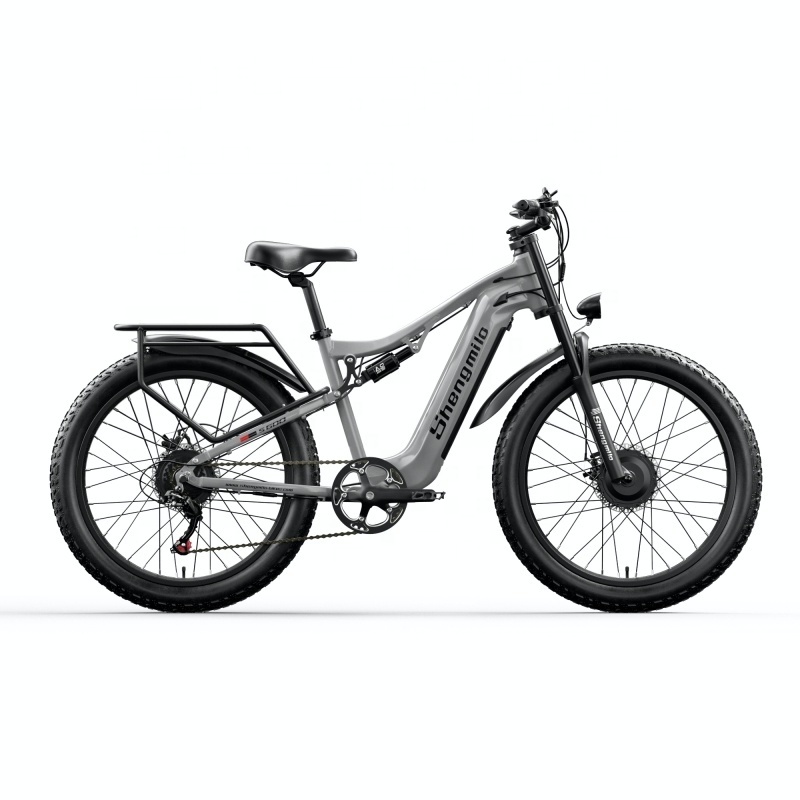 USA Free shipping 48v 17,5ah battery electric bicycle 26 inch fat tire 2000W dual motor electric bike