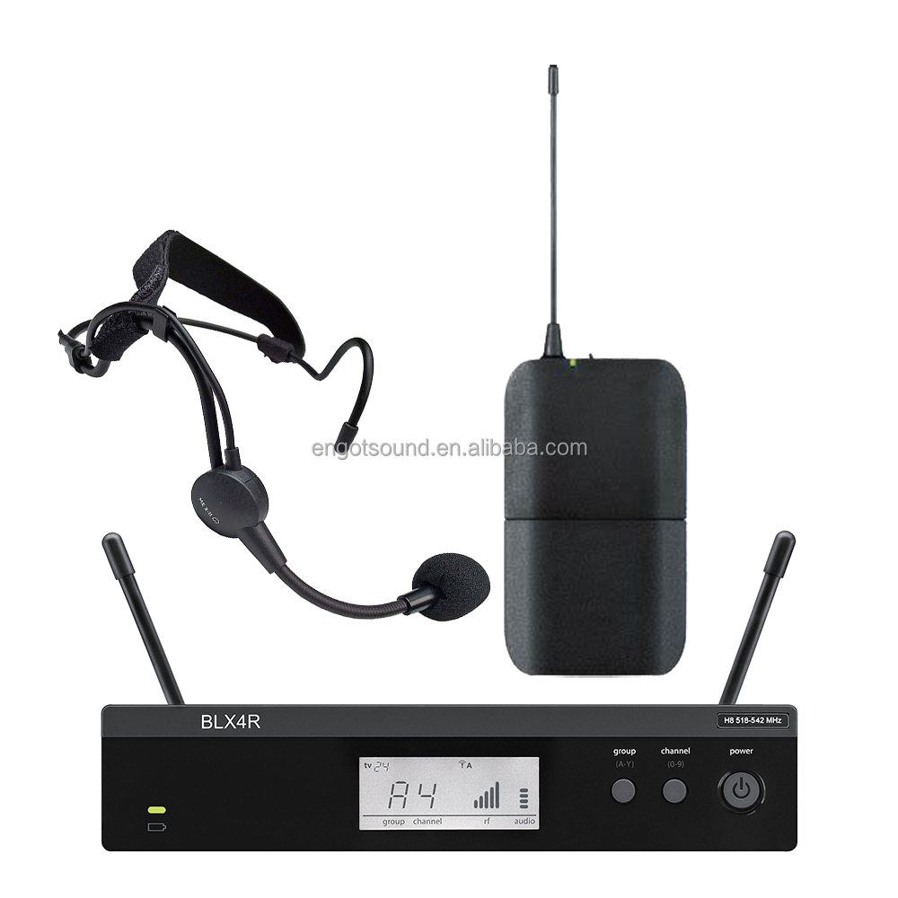 BLX24R BLX4R BETA58 PG58 UHF Wireless Karaoke Mic System Handheld Metal Microphone for Live Vocals Voice Karaoke