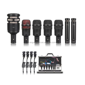 DP72 studio drum karaoke microphone set 7 piece drum mic Kit Group Kick professional wire full for Audix