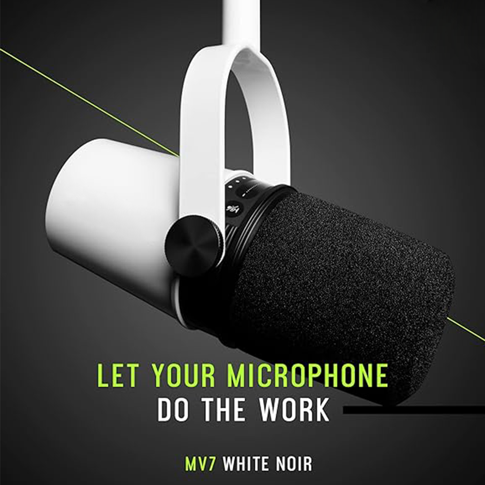 Microphone mv7 usb podcast microphone for podcasting conference room desktop usb mic sound card desktop notebook computer