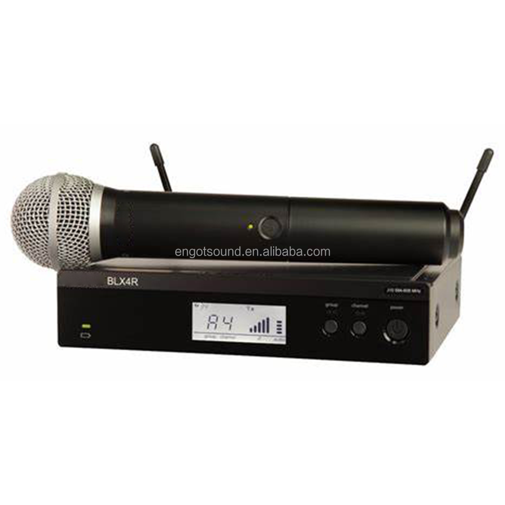 BLX24R BLX4R BETA58 PG58 UHF Wireless Karaoke Mic System Handheld Metal Microphone for Live Vocals Voice Karaoke