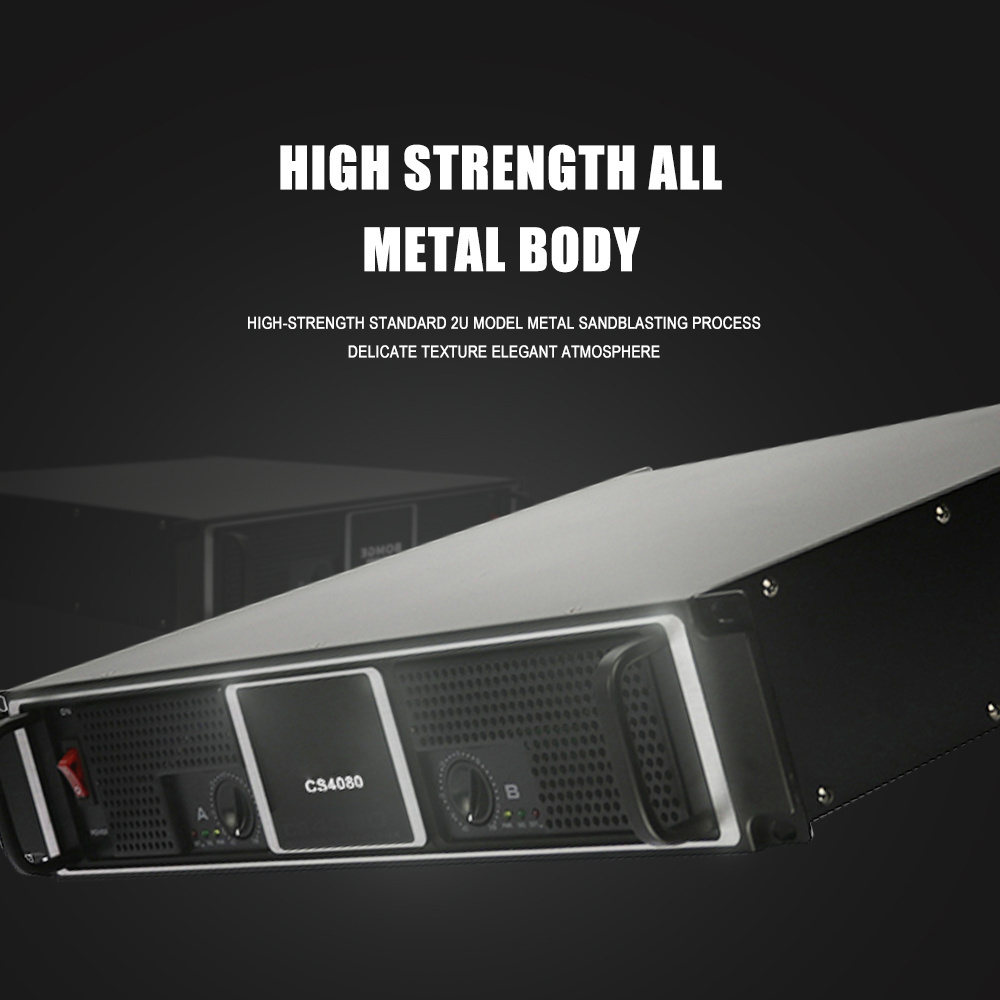 CS3000 500w*2 CS4080 700W*2 professional 2 channel digital power amplifiers power audio 2 channel amplifier