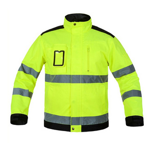 Premium Quality Wholesale 2023 Working Wear Customized Logo Printing Light Weight Quick Dry Men Full Sleeves Safety Jacket