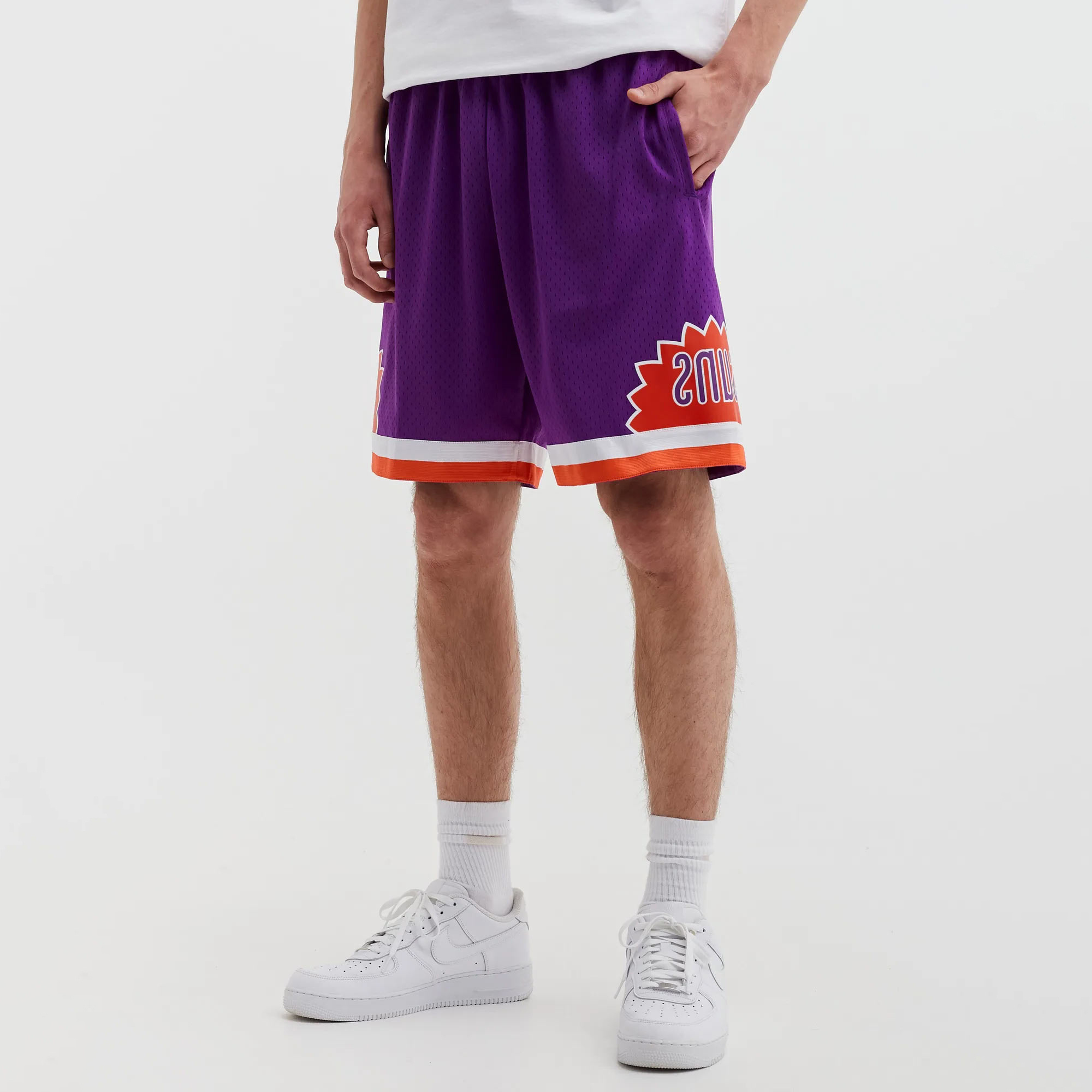 Classic printed blank shiny breathable medium customable men's embroidery basketball shorts with pockets