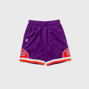 Classic printed blank shiny breathable medium customable men's embroidery basketball shorts with pockets