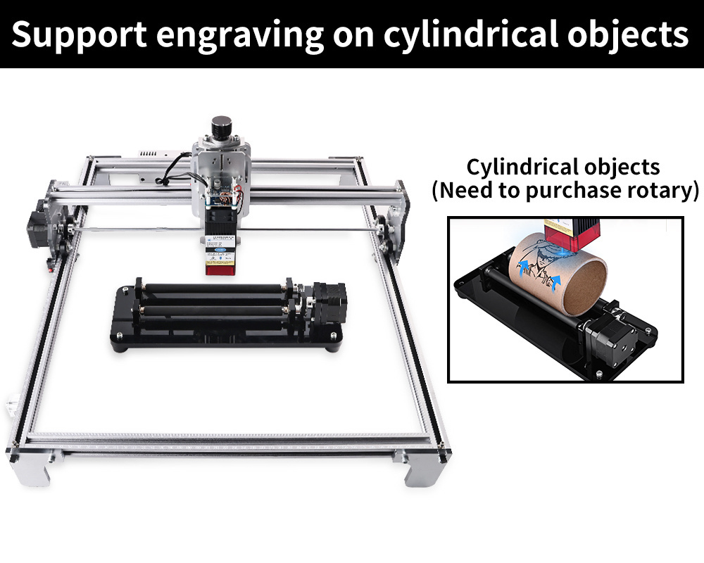 20w 40W DIY Laser Engraver 42X40cm CNC Engraving Machine Carving for Metal Glass Wood Leather Cutter