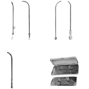 Catheters 29cm male lister bougies 27cm van buren urethral sound set of 15 stainless steel made