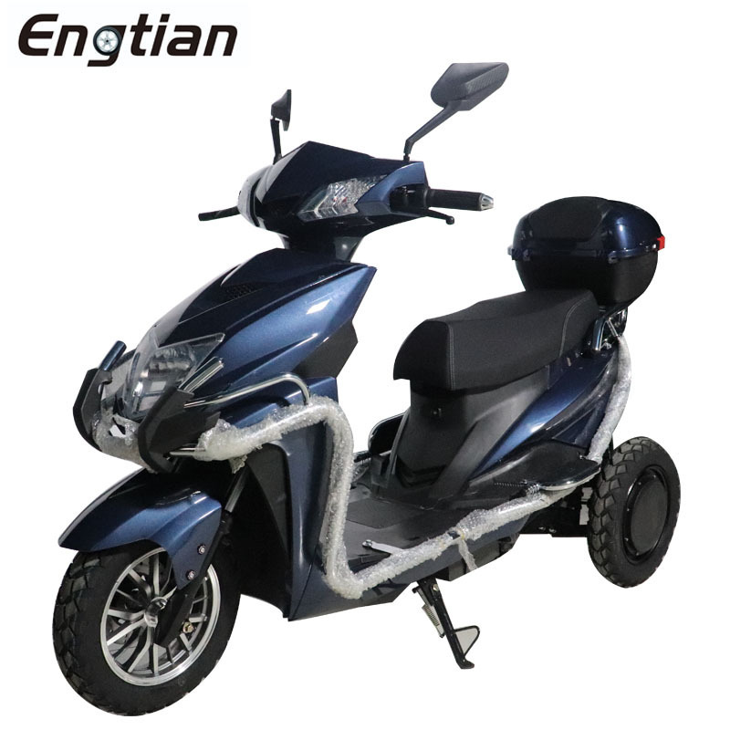 Passenger 3 Wheels Pedal Assist Moped Electric Tricycle for Handicapped China Factory Supply Engtian Cheapest CE Approved Adult