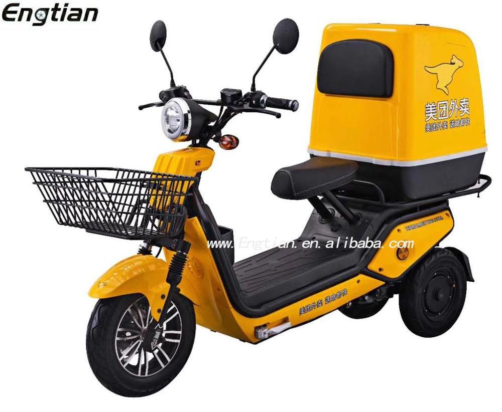 Portable Lithium Battery Pizza Food Delivery Electric Scooter