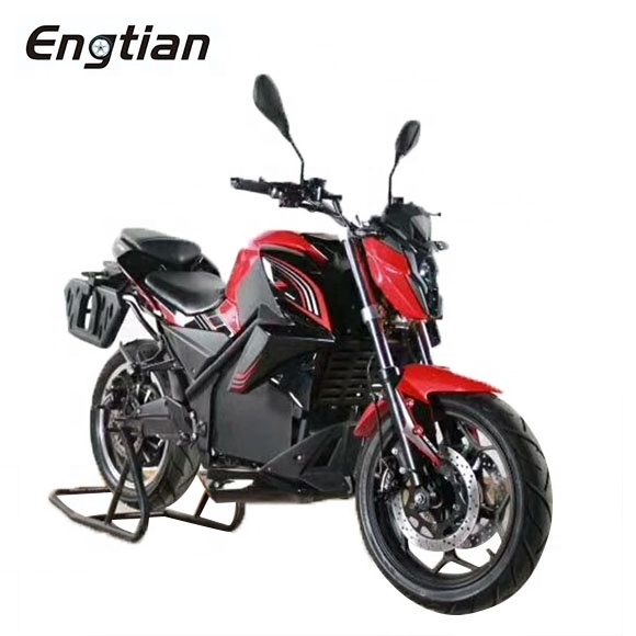 Engtian Hot Selling Coolest Powerful Motorcycle CE 2 Seat 2 Wheel Adults  8000w Electric Motorcycle lithium battery