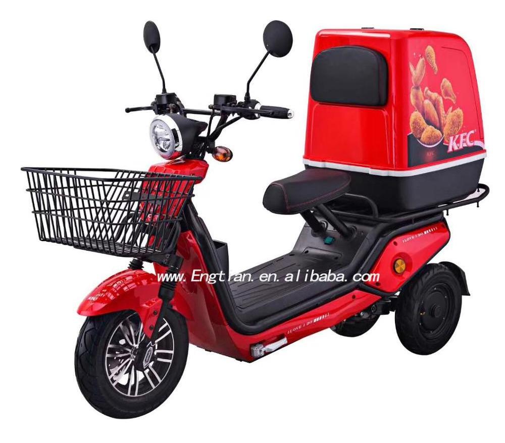 Portable Lithium Battery Pizza Food Delivery Electric Scooter