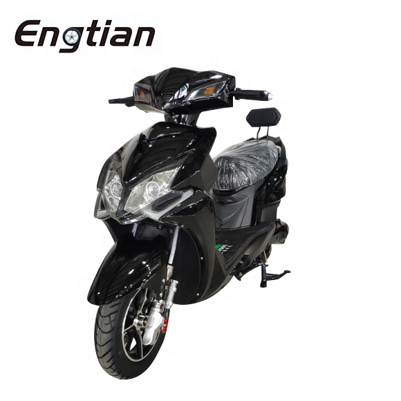 Luxury 1000w li-ion battery 2 wheel electric scooter/electric moped with pedals