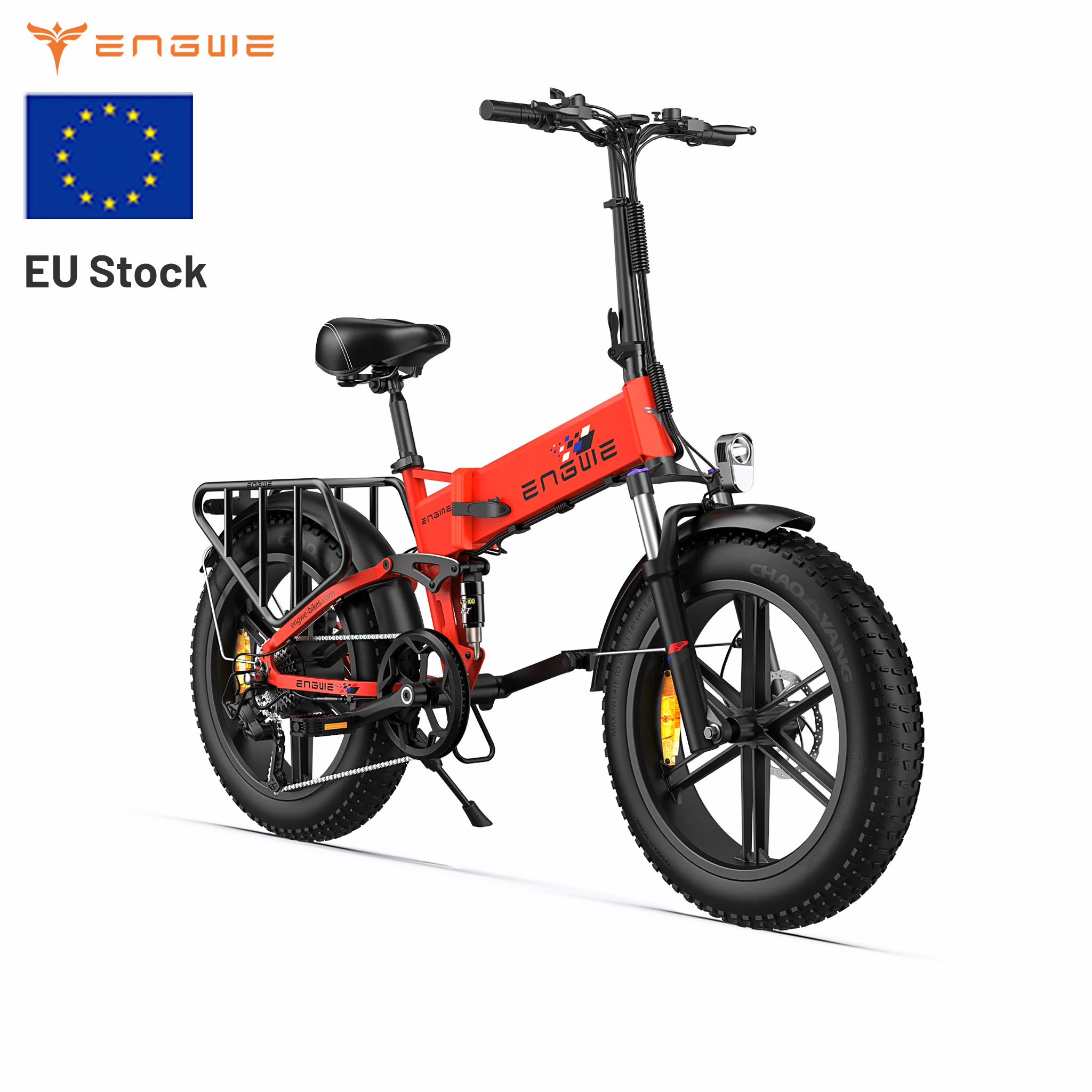 ENGWE ENGINE X 20inch Fat Tire Exercise Bike 48V 13Ah Electric Folding Bike Shimano 7 Speed Electric Bicycle