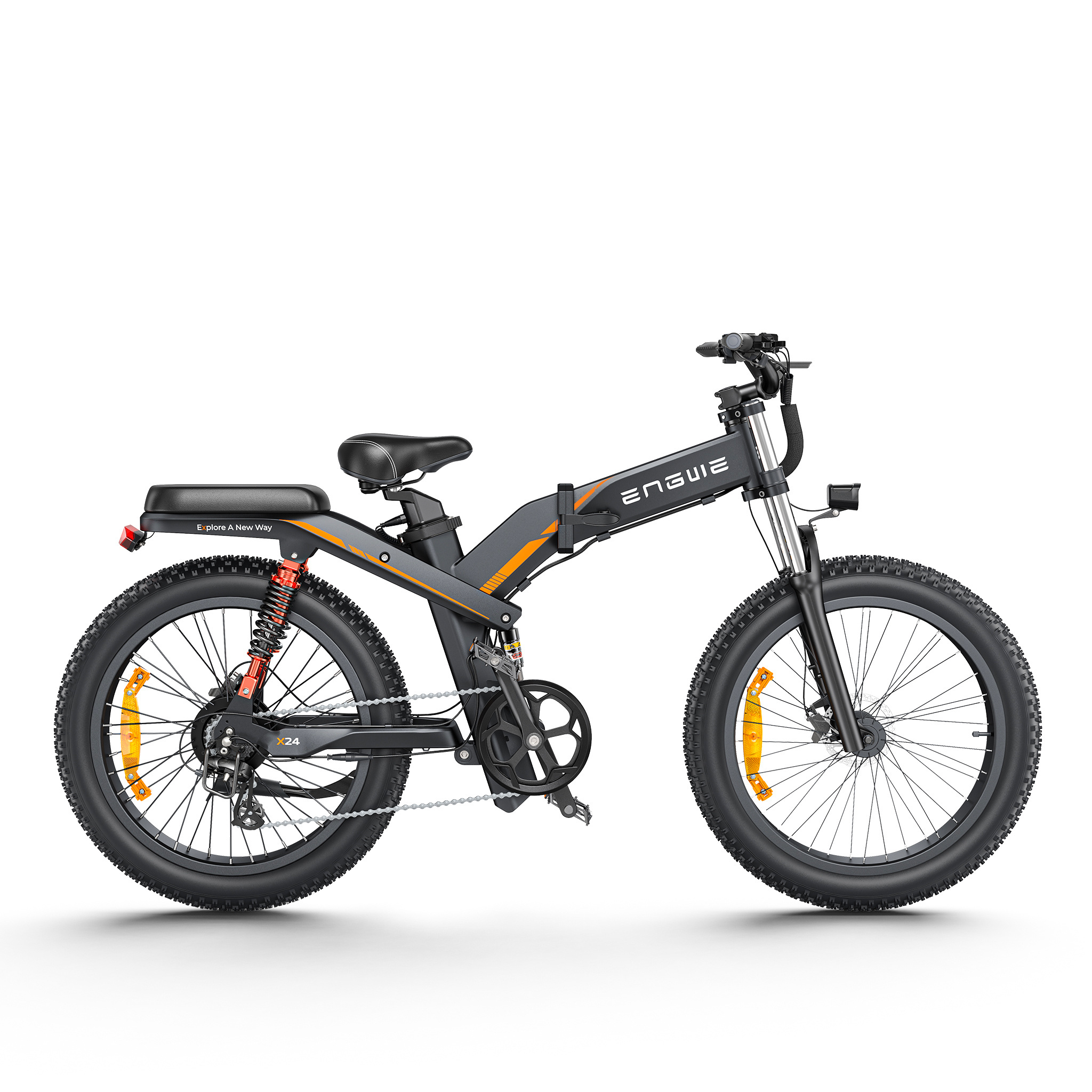 EU Warehouse  ENGWE X24 Mountain Road Ebike 1000W Electric Fat Tire Bike 48V 29.2Ah Long Range Ebike