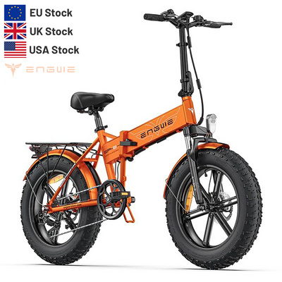 EU/US Warehouse ENGWE EP-2Pro Mountain Road Ebike 750W High Quality Folding Electric Bikes 20in Fat Tire Electric Bicycle