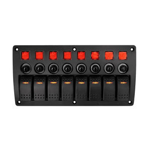 12 V 24 V Marine Boat RV Accessories Electronics Rocker Switch Panel