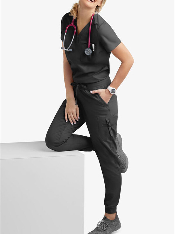 Style Scrubs Uniforms Hot Sale Simple for Women Hospital Uniforms Nurse Scrubs Uniforms Sets Waterproof