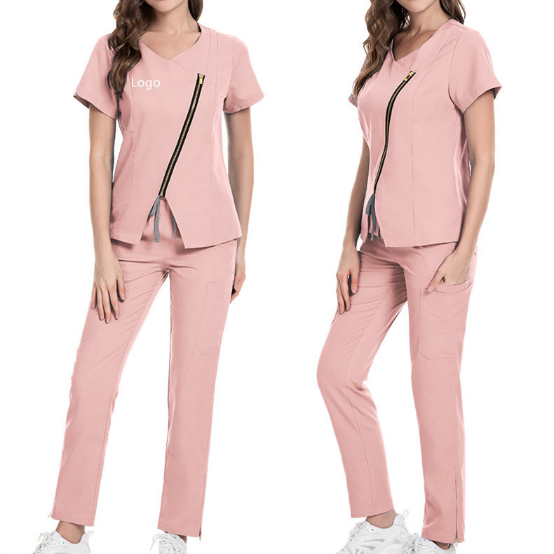 Stainless Steeluniforms Sets Women Nurse Fas90mm 23gk Suit Foldingl Wartificial Hard Bait Medical Uniforms for Women Spa Uniform