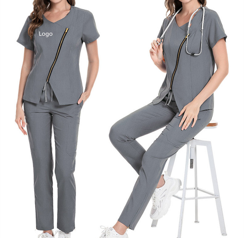 Stainless Steeluniforms Sets Women Nurse Fas90mm 23gk Suit Foldingl Wartificial Hard Bait Medical Uniforms for Women Spa Uniform