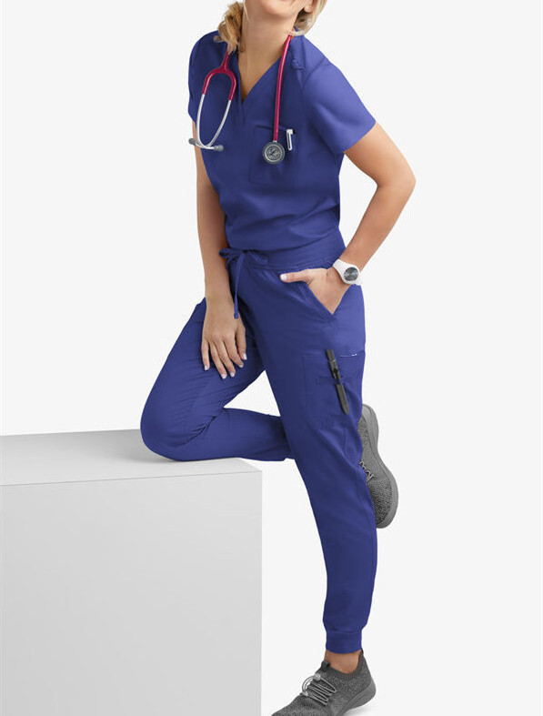 Style Scrubs Uniforms Hot Sale Simple for Women Hospital Uniforms Nurse Scrubs Uniforms Sets Waterproof