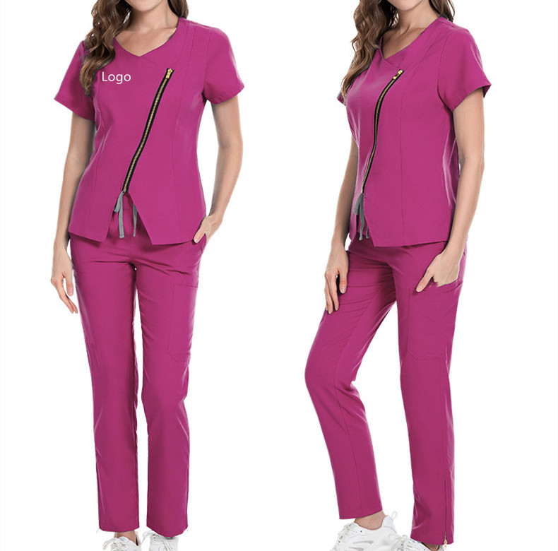 Stainless Steeluniforms Sets Women Nurse Fas90mm 23gk Suit Foldingl Wartificial Hard Bait Medical Uniforms for Women Spa Uniform