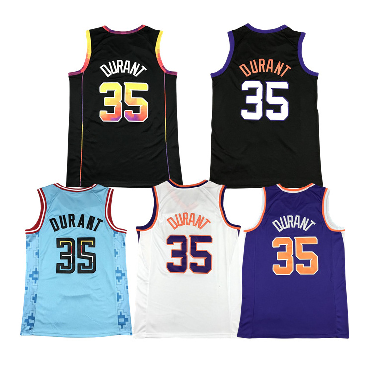 2024 New Wholesale Mesh Chris Paul DeAndre Ayton Kevin Durant 35 Devin Booker 1 Men Nbaing Custom Basketball Wear Shirt Jerseys