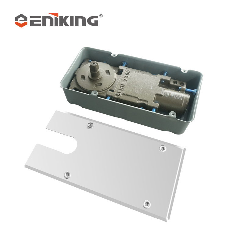 Floor Hinge EK-7300 Heavy Duty 120KGS Adjustable Two Speed Office Glass Door Closer Floor Spring