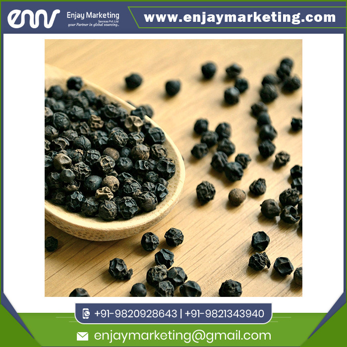 Bulk Export of  Whole Black Pepper Spices at Market Price - Enjay Marketing