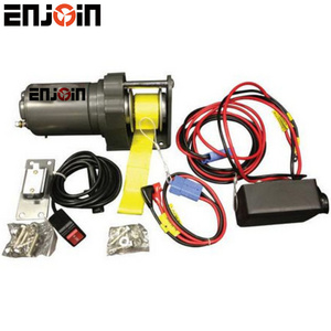 ENJOIN 12V 2000LBS 3000LBS Trailer Electric Winch With strap