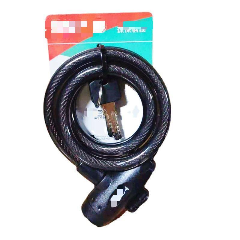 Anti Theft Bicycle Lock Cable with Mounting Bracket Bicycle Locks