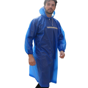 Emergency Raincoat Transparent Disposable Raincoat Plastic Waterproof Disposable Rain Ponchos