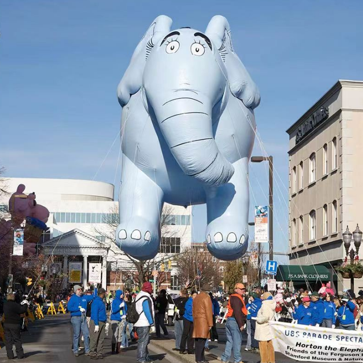 Giant Helium Flying Elephant Parade Balloon County Fair Inflatables Inflatable Helium Parade Balloons