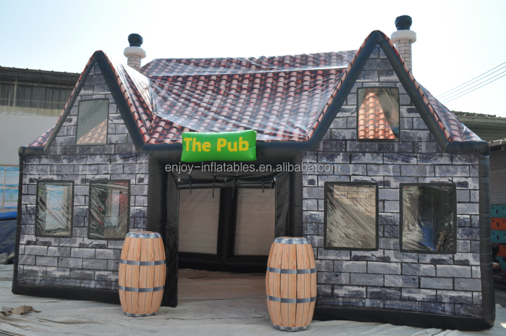 Hot Advertising Pvc Inflatable Irish Pub Hire Tent Inflatable Bar Tent Price For Nightclub