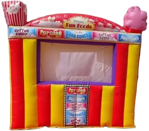 Factory Pvc Commercial Carnival Treat Shop Amusement Park Inflatable Ticket Tent