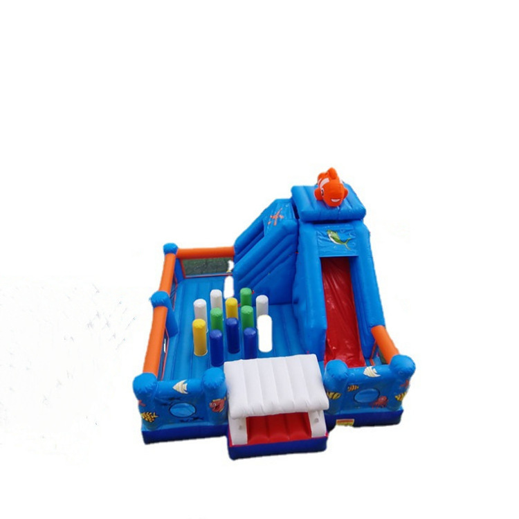 Carton theme Water slides for sale in commercial swimming pools Inflatable slides for children's swimming pools