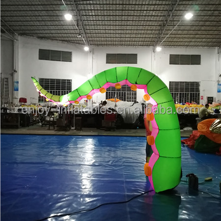 Advertising inflatables octopus tentacle arm for roof decoration