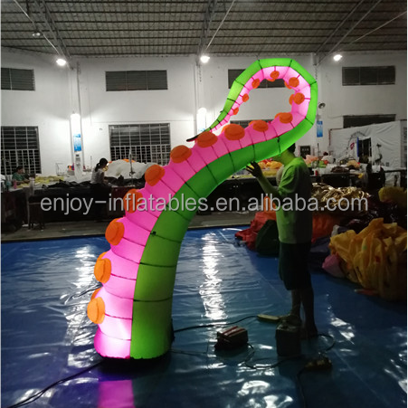 Advertising inflatables octopus tentacle arm for roof decoration