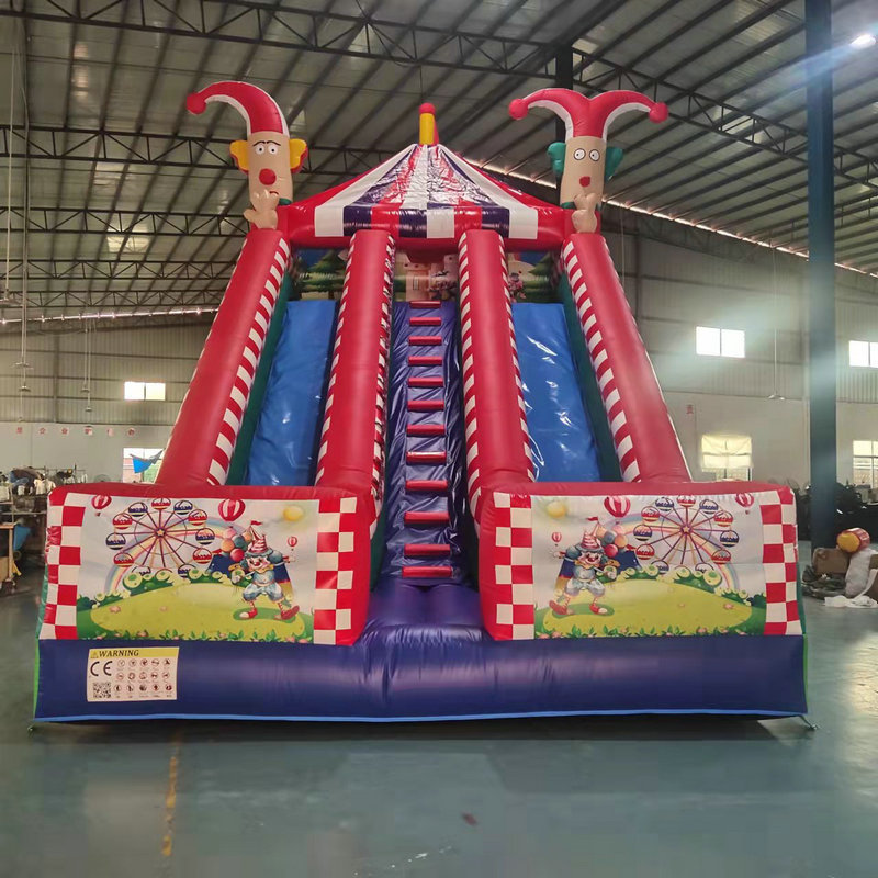 Carton theme Water slides for sale in commercial swimming pools Inflatable slides for children's swimming pools