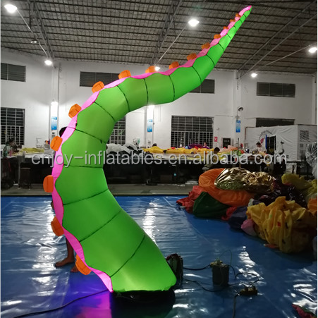 Advertising inflatables octopus tentacle arm for roof decoration