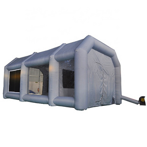 Free shipping Customized cheap inflatable car wash tent, inflatable spray paint tent for car