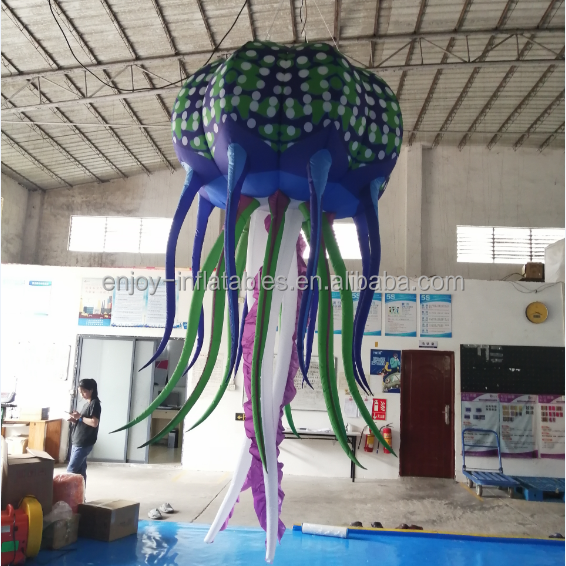 Attractive Led Lighting Decorating Inflatable Jellyfish Balloon Wedding Lighted Balloons