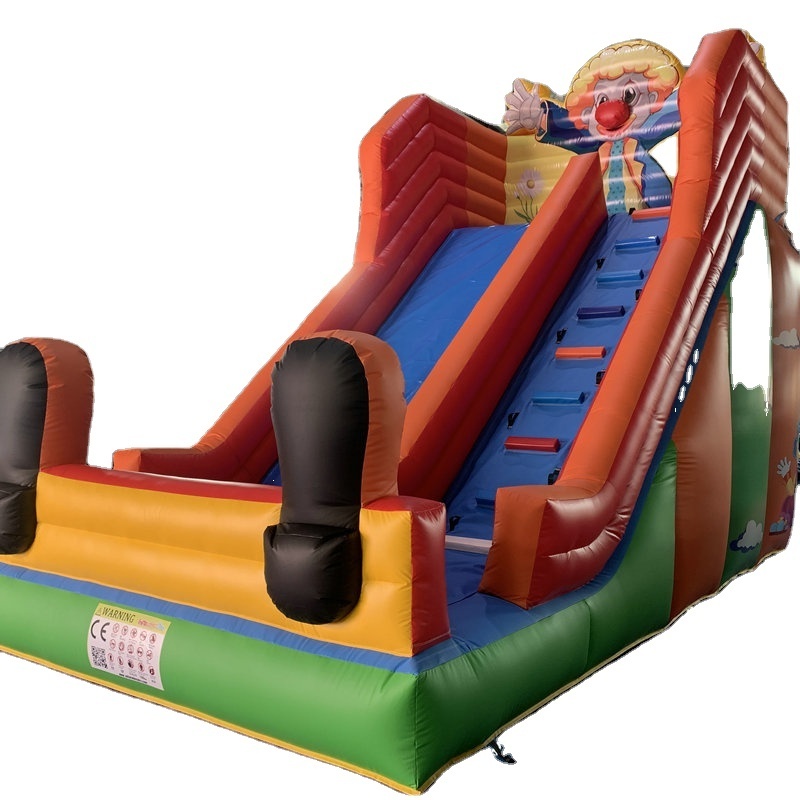 New Design Inflatable Slides Inflatable Water Slide outdoor rock climbing wall slide and small splash pool