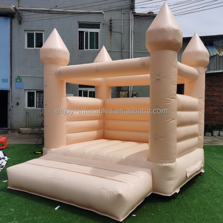 Free Shipping Pink Inflatable Bouncer With Ball Pool Air Bouncy Castle For Wedding Carnival Rental