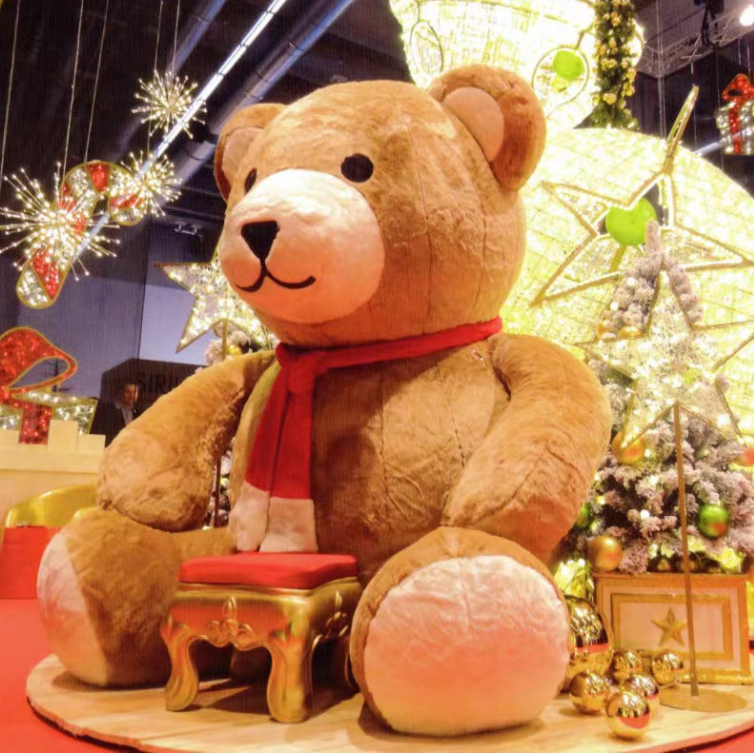 Giant Inflatable Toy,Christmas Inflatable Plush Bear,Holiday Inflatables